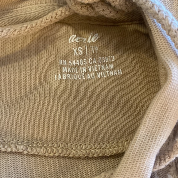 Aerie Pullover Lace Up Hoodie Sweatshirt/Swim Cover up Size XS S46 - Picture 3 of 6